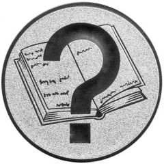 9100.562 Pokal-Emblem Quizz | 25 mm Ø
