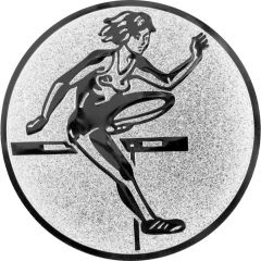 9100.570 Pokal-Emblem Hürdenläuferin | 25 mm Ø