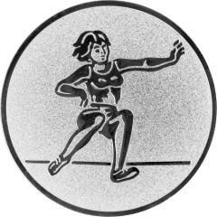 9100.572 Pokal-Emblem Weitspringerin | 25 mm Ø