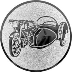 9200.439 Motorrad mit Beiwagen Emblem | 50 mm Ø