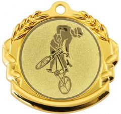 9360.252 BMX Medaille 70 mm Ø inkl. Band / Kordel | montiert