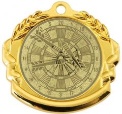 9360.235 Dart Medaille 70 mm Ø inkl. Band / Kordel | montiert