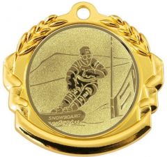 9360.341 Snowboard Medaille 70 mm Ø inkl. Band / Kordel | montiert