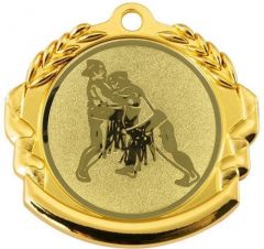 9360.508 Sumo Ringer Medaille 70 mm Ø inkl. Band / Kordel | montiert
