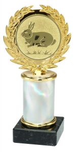 900.02.266 Kaninchen Pokal inkl. Beschriftung | Serie 3 Stck.