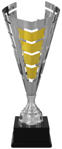 A40424 Luxus Metallpokal inkl. Beschriftung | 74,0 cm
