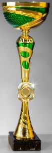 A40670 Pokale Trier inkl. Emblem u. Beschriftung | Serie 3 Stck.