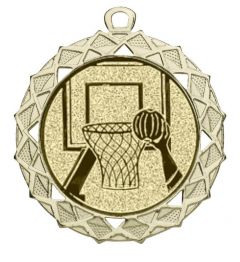 DI7003.240 Basketball Medaille 70 mm Ø inkl. Band / Kordel | montiert