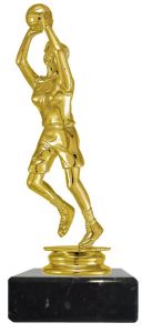 P8372.01 Basketball Figur weiblich gold | 17,0 cm