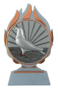 BL.001.24C Tauben Pokal-Aufsteller | 13,5 cm