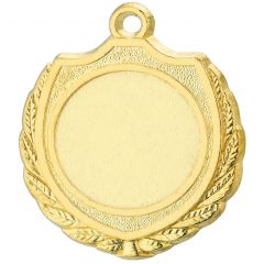 D12A Medaille 40 mm Ø (100 Stck.) inkl. Band o. Kordel und Emblem | unmontiert