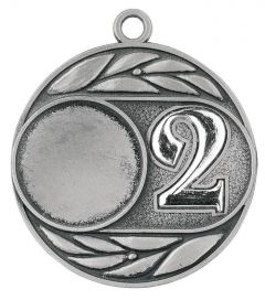 D26B Medaillen (Platz 2) 50 mm Ø inkl. Emblem u. Band oder Kordel | montiert