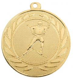 DI5000.ZB Skilanglauf Medaille 50 mm Ø inkl. Kordel / Band | montiert