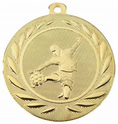 DI5000.C.SM Fussball Medaille Aalen 50 mm Ø inkl. Kordel / Band | unmontiert