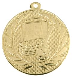 DI5000.W.SM Floorball Medaille 50 mm Ø inkl. Kordel / Band | unmontiert