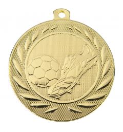 DI5000.B.SM Fussball Medaille 50 mm Ø inkl. Band / Kordel | unmontiert