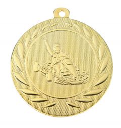 DI5000.J Kart Medaille Gladbeck 50 mm Ø inkl. Kordel / Band | montiert