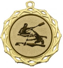 DI7003.230 Kanu - Kajak Medaille 70 mm Ø inkl. Band / Kordel | montiert