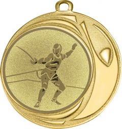 DI7006.316 Fechtsport Medaille 70 mm Ø inkl. Kordel / Band | montiert