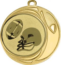 DI7006.338 Football Medaille 70 mm Ø inkl. Kordel / Band | montiert