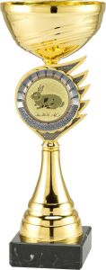 ET.407.266 Kaninchen Pokal inkl. Beschriftung | Serie 5 Stck.