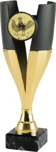 ET.466.15.265 Hühner Pokal inkl. Beschriftung | 28,0 cm