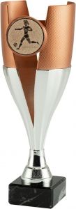 ET.466.03.220 Frauenfussball Pokal inkl. Beschriftung | 28,0 cm