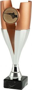 ET.466.03.354 Sportpistole Pokal inkl. Beschriftung | 28,0 cm