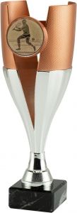 ET.466.03.209 Tennisspieler Pokal inkl. Beschriftung | 28,0 cm