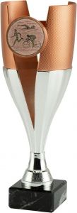 ET.466.03.248 Triathlon Pokal inkl. Beschriftung | 28,0 cm