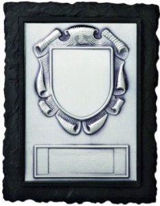 35878 Schieferlook-Plakette inkl. Beschriftung | 22,5x17,5 cm