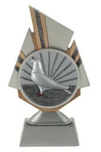FG130.BL24 Tauben Pokal inkl. Beschriftung | 3 Größen