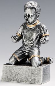 39498 Bambini Fussball Kunstharz-Pokal | 9,0 cm