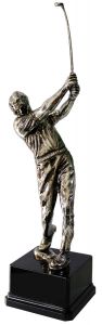 OUT33 Golfer Pokal-Figur mit Marmorsockel inkl.  Gravur | 46,0 cm