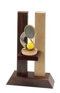 H330FX008 Tennis Holz-Pokal Möhlin inkl. Beschriftung | 3 Größen