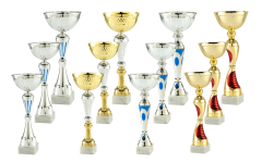 Sparpaket Pokale Krefeld LOT2024-4 - Pokalpaket mit 12 Pokalen | 4 Serien à 3 Größen
