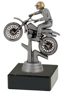 Trophäe Figur / Pokale ca.14,5 cm hoch 5x Motocross 