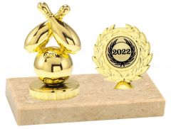 M654.040 Bowling - Kegler Pokal inkl. Beschriftung | 10 x 12,5 cm