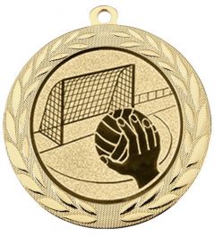 ME.072.519 Handball Medaille 70 mm Ø inkl. Kordel / Band | montiert