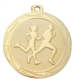ME104.SM Läufer Medaille 45 mm Ø inkl. Kordel / Band | unmontiert