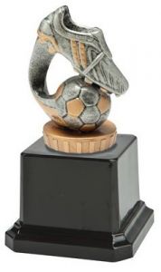 N78.FX005 Fussball Pokalfigur inkl. Beschriftung | 12,5 cm