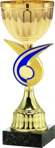 OUT2058.100 Pokal inkl. Emblem u. Beschriftung | 28,5 cm