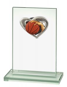W511.2511 Basketball Glaspokal inkl. Beschriftung | 100x150 mm
