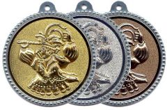 SME.024 Karneval Medaillen 56 mm Ø inkl. Band / Kordel | montiert