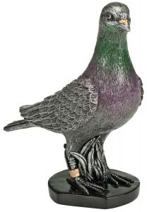 RE.110 Tauben Pokalfigur inkl. Beschriftung | 11,0 cm