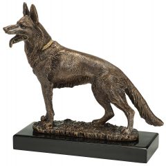 RE.153 Schäferhund Pokalfigur inkl. Beschriftung  | 28,0 cm