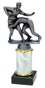9.02.34418 Rugby Pokal Trophäe inkl. Beschriftung | 20,4 cm