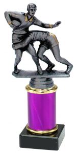 9.154.34418 Rugby Pokal Trophäe inkl. Beschriftung | 20,4 cm