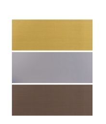 9800/2 Metallschild bedruckt (selbstklebend) | 50 x 17 mm