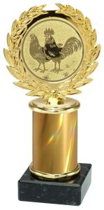 900.01.265 Hühner Pokal inkl. Beschriftung | Serie 3 Stck.